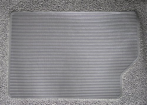 Replacement Auto Carpet Floor Liner - Molded Loop - fits 1965-1972 Ford F-250 Regular Cab Automatic C-6 Trans w/Gas Tank in Cab Column Shift (Red)