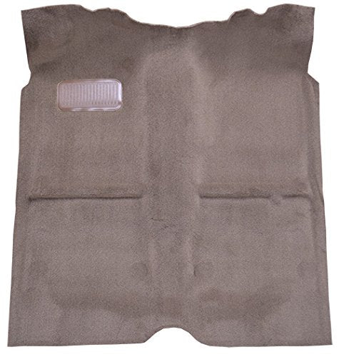 Replacement Auto Carpet Floor Liner - Molded Cutpile - fits 1989-1995 Toyota Pickup Regular Cab 2wd and 4wd (Dark Gray)
