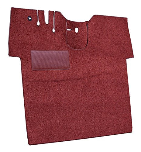 Complete Carpet Flooring Cut and Sewn Loop fits 1955-1958 Chevrolet Truck Regular Cab No Tunnel w/Gas Tank in Cab with Holes Cut and Sewn (Black)