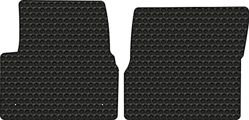 Lloyd Mats Compatible with Volvo Truck VNL VT Black Rubbertite All-Weather 2 Piece Floor Mats Fits 2004-2018