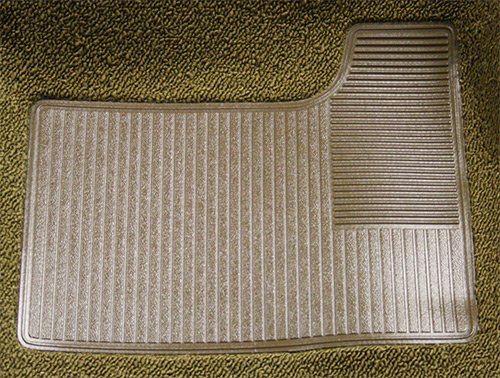 Replacement Auto Carpet Floor Liner - Molded Cutpile - fits 1974-1979 Chevrolet Nova 4 Door (Black)