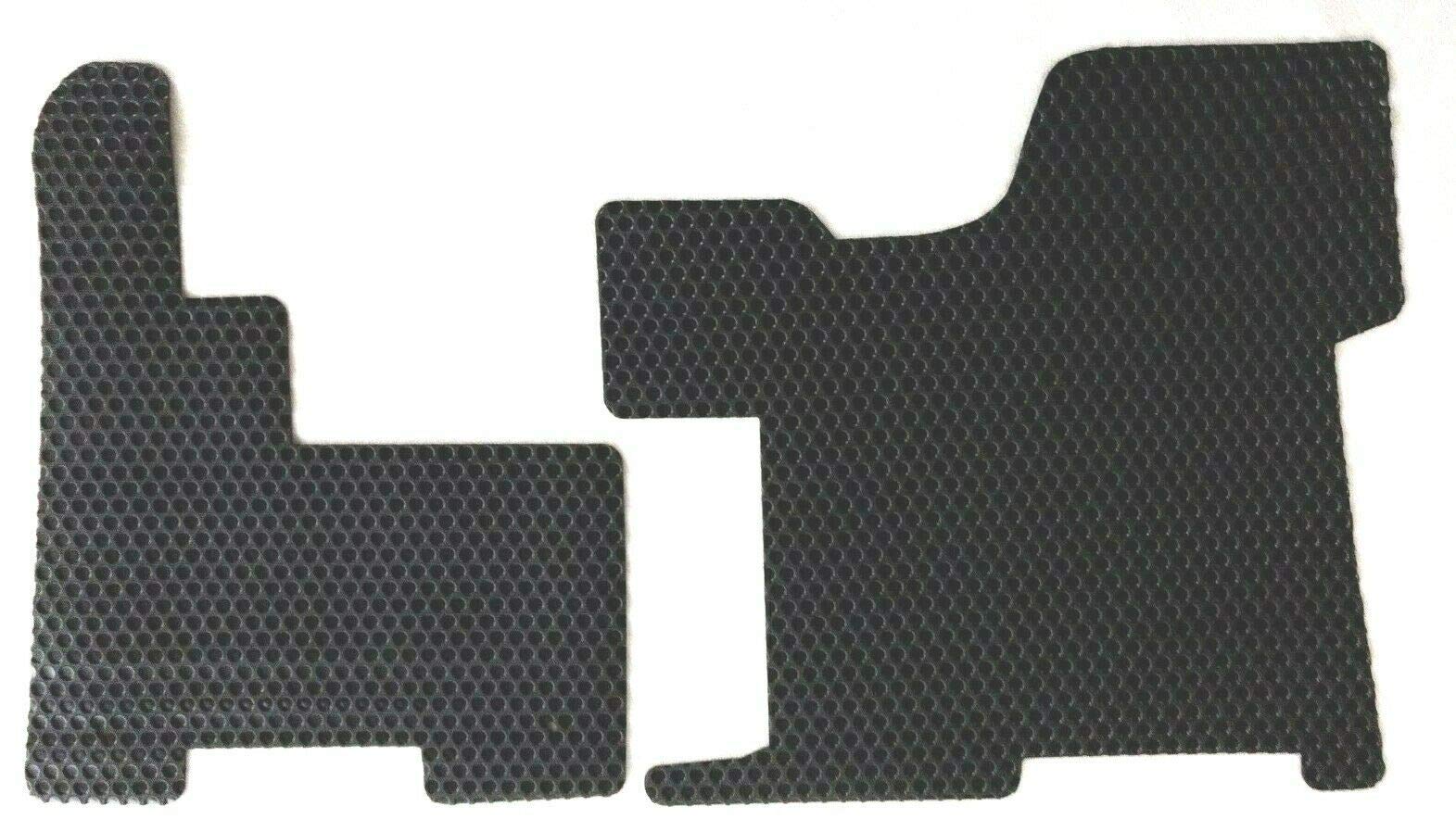 Lloyd Mats Compatible with Most Peterbilt Truck Models (See Description for Years) Stick & Auto Tower 2PC Front Rubber Floor Mats - Pick Black Gray or Tan