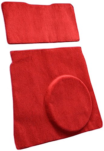 Molded Cutpile Cargo Area Carpet Flooring fits 1974-1978 Ford Mustang II (Black)