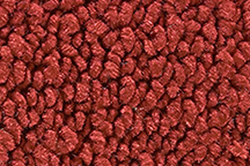 Replacement Auto Carpet Floor Liner - Molded Loop - fits 1965-1970 Chevrolet Impala 2 Door 4 Speed Manual with Console (Medium Red)