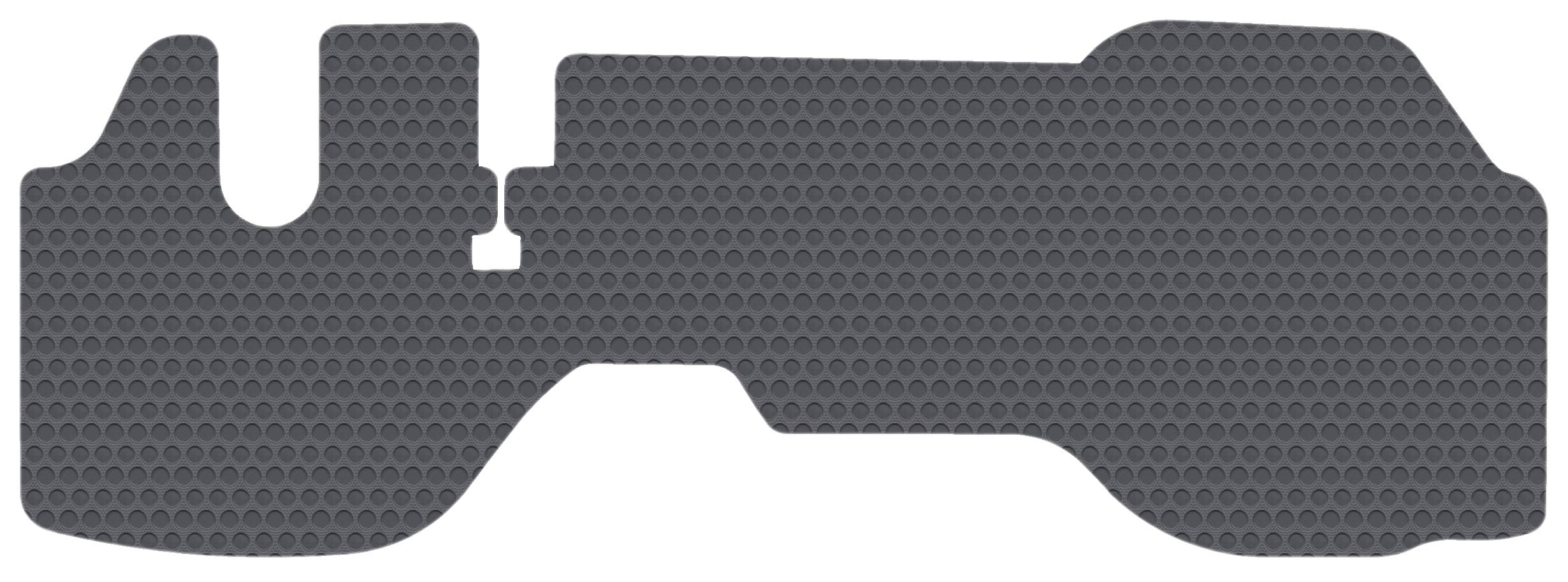 Lloyd Mats Gray Rubber Floor Mat Compatible with Isuzu 2007-2023 NPR(and-HD) NQR NRR - All Diesel Trucks ONLY Models