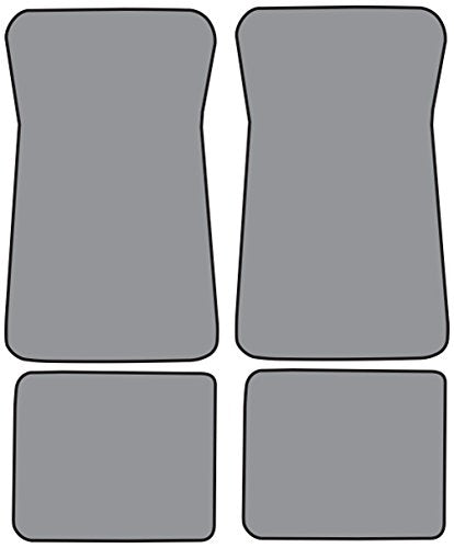 Carpet Floor Mats - Complete Die Cut Cutpile - fits 1977-1981 Pontiac Bonneville (Dark Red/Carmine)