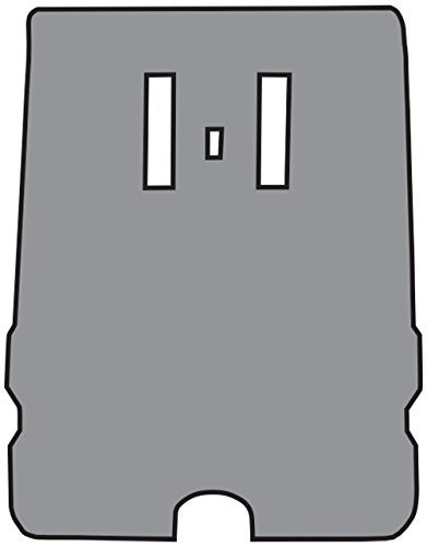 Die Cut Vinyl Complete Trunk Mat - fits 1969-1972 Chevrolet Nova (Gray Herringbone)
