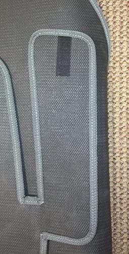 Downard Automotive Part Compatible with Mercedes Benz & Dodge Sprinter Van 1 Piece Front Carpet Floor Mat- Ebony - Fits 2007-2018 Without Code H00
