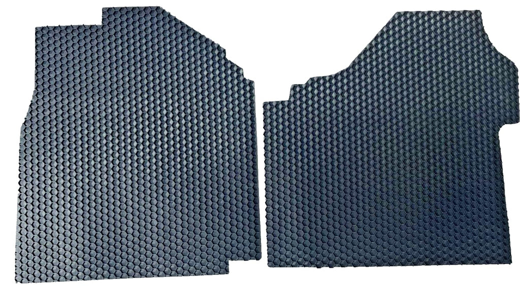 Custom Fits Kenworth Medium Duty T180 T280 T380 T380V T480/T480V Black All-Weather Rubber Floor Mats-2 Piece Front