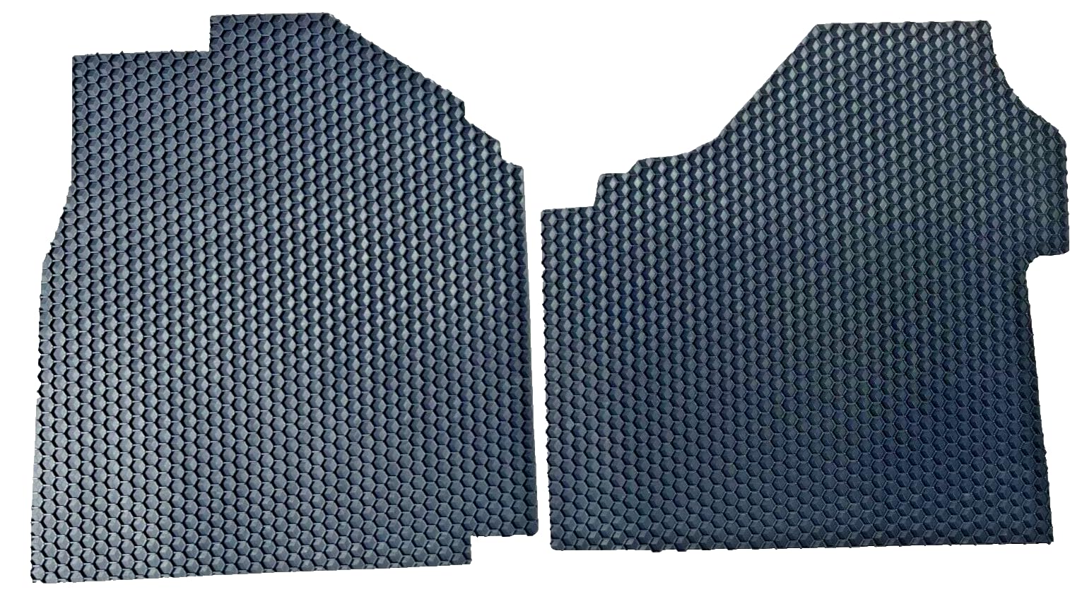 Custom Fits Kenworth Medium Duty T180 T280 T380 T380V T480/T480V Black All-Weather Rubber Floor Mats-2 Piece Front