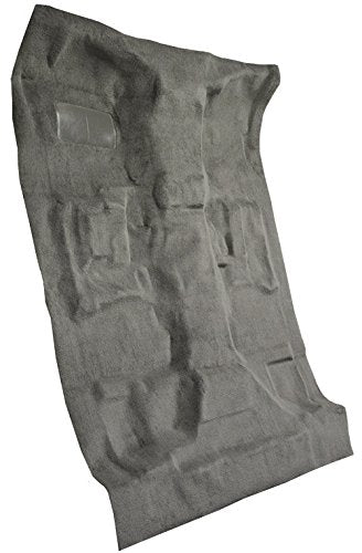 Replacement Auto Carpet Floor Liner - Molded Cutpile - fits 2007-2014 Chevrolet Silverado 2500 HD Extended Cab Automatic Manual 2wd and 4wd (Gray)