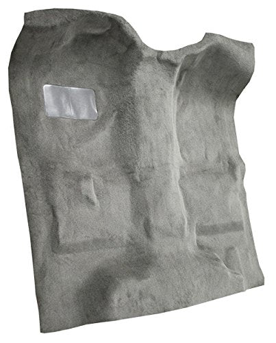 Replacement Auto Carpet Floor Liner - Molded Cutpile - fits 1999-2006 GMC Sierra 1500 Regular Cab 2wd and 4wd (Medium Gray/Pewter)