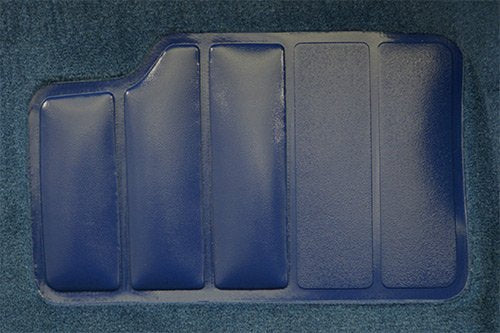 Replacement Auto Carpet Floor Liner - Molded Cutpile - fits 1987-1989 Dodge Raider 2 Door Complete (Dove Gray)