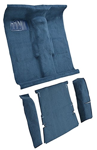 Replacement Auto Carpet Floor Liner - Molded Cutpile - fits 1987-1989 Dodge Raider 2 Door Complete (Dove Gray)