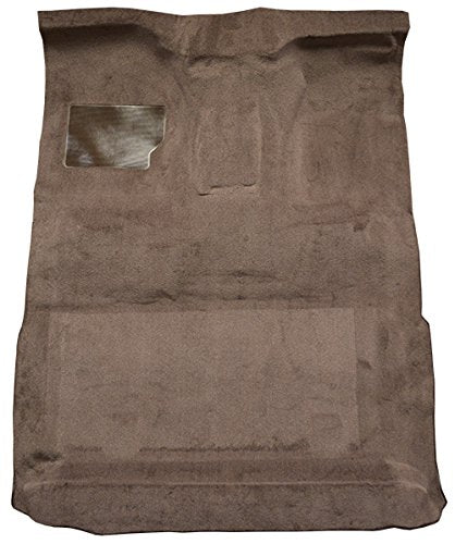 Replacement Auto Carpet Floor Liner - Molded Cutpile - fits 1987-1997 Ford F-250 Extended Cab 4WD Automatic Gas or Diesel (Dark Gray)