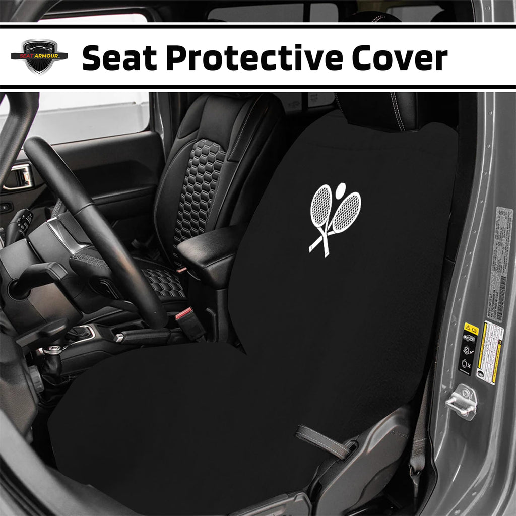 Seat Armour (SA100TRCQB Black 'Tennis Racquet' Seat Protector