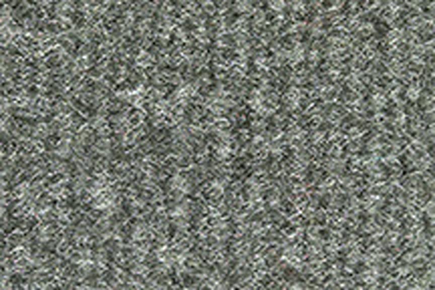 Auto Carpet Floor Liner - Passenger Area - Molded Cutpile - fits 1982-1993 Ford Mustang Coupe Hatchback (Medium Gray)