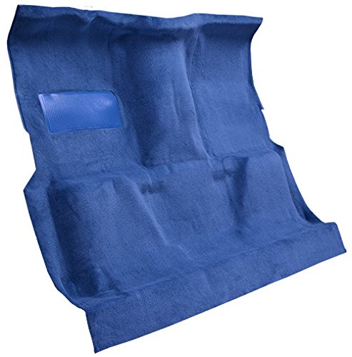 Replacement Auto Carpet Floor Liner - Molded Cutpile - fits 1975-1980 Chevrolet C10 Regular Cab 2WD 4 Speed Manual Floor Shift (Black)