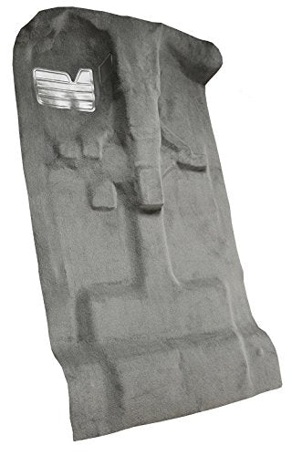 Replacement Auto Carpet Floor Liner - Molded Cutpile - fits 2004-2012 Chevrolet Colorado Crew Cab 2wd and 4wd (Black)