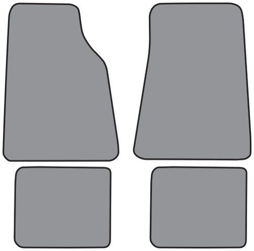 Carpet Floor Mats - Complete Die Cut Cutpile - fits 1992-2011 Ford Crown Victoria (Black)