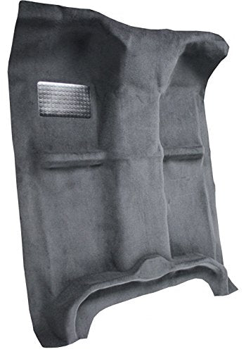 Replacement Auto Carpet Floor Liner - Molded Cutpile - fits 2002-2010 Dodge Ram 1500 4 Door Quad Cab (Black)