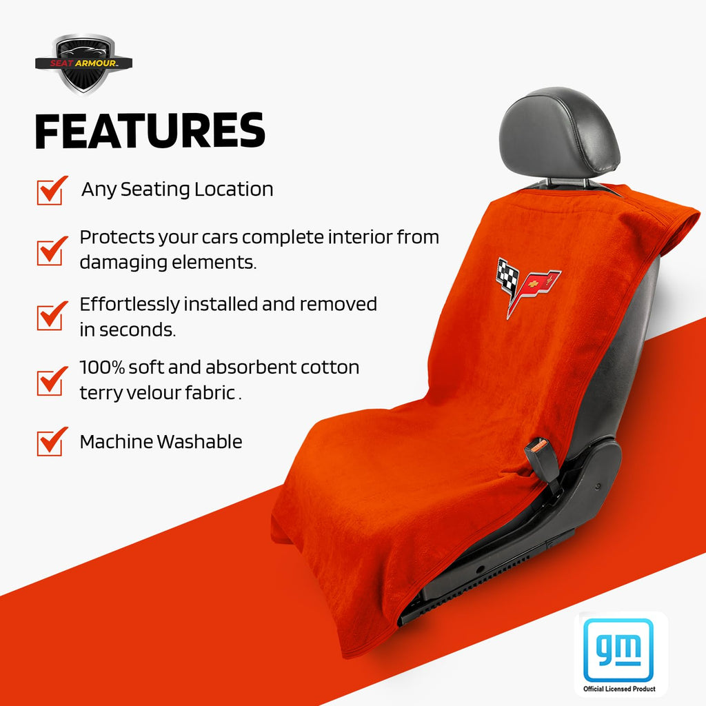 Seat Armour Towel Seat Cover and Protector for Corvette C8