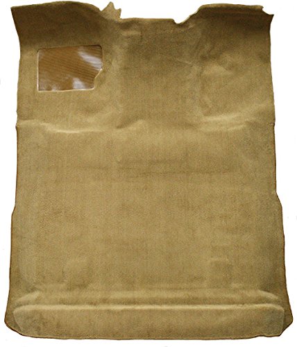 Replacement Auto Carpet Floor Liner - Molded Cutpile - fits 1980-1996 Ford F-150 Extended Cab 2WD Automatic Gas (Black)