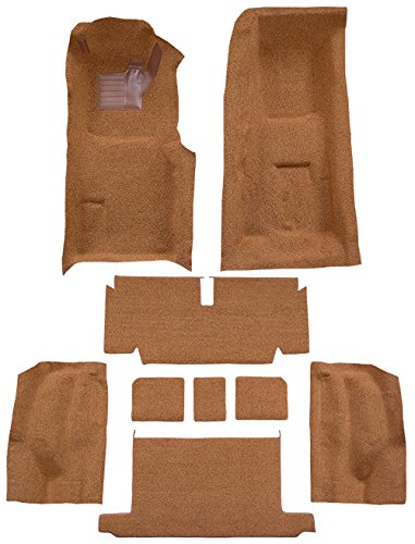 Replacement Auto Carpet Floor Liner - Molded Loop - fits 1971-1972 Chevrolet Corvette Roadster 4 Speed Manual Complete with Pad (Black)