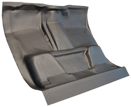 Molded Vinyl Replacement Auto Carpet Floor Liner - - fits 1975-1980 Chevrolet C10 Regular Cab 2WD Automatic 3 Speed Column Shift (Black)