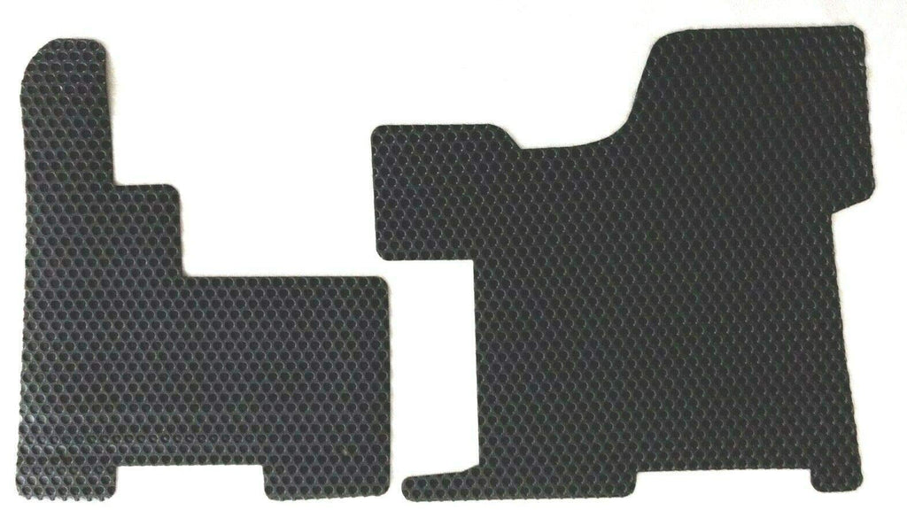 Lloyd Mats Compatible with Most Peterbilt Truck Models (See Description for Years) Stick & Auto Tower 2PC Front Rubber Floor Mats - Pick Black Gray or Tan