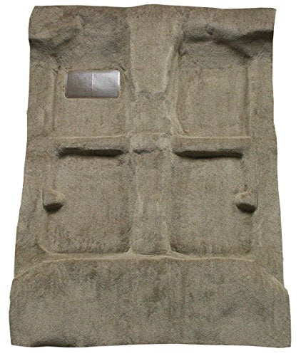 Replacement Auto Carpet Floor Liner - Molded Cutpile - fits 2003-2008 Toyota Corolla 4 Door (Medium Sand Gray/Neutral)