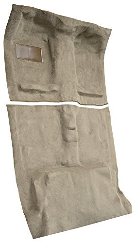 Replacement Auto Carpet Floor Liner - Molded Cutpile - fits 2000-2004 Nissan Frontier Crew Cab Automatic Manual Pickup (Black)