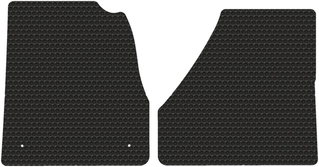 Lloyd Mats Part Compatible with Freightliner Cascadia Black Rubber All-Weather Floor Mats fits 2018-2020 -2 Pc Fronts
