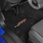 Fits CAMARO 2017 Custom Fit 2 PC Floor Mats EBONY VELOURTEX 50TH ANNIVERSARY LOGO