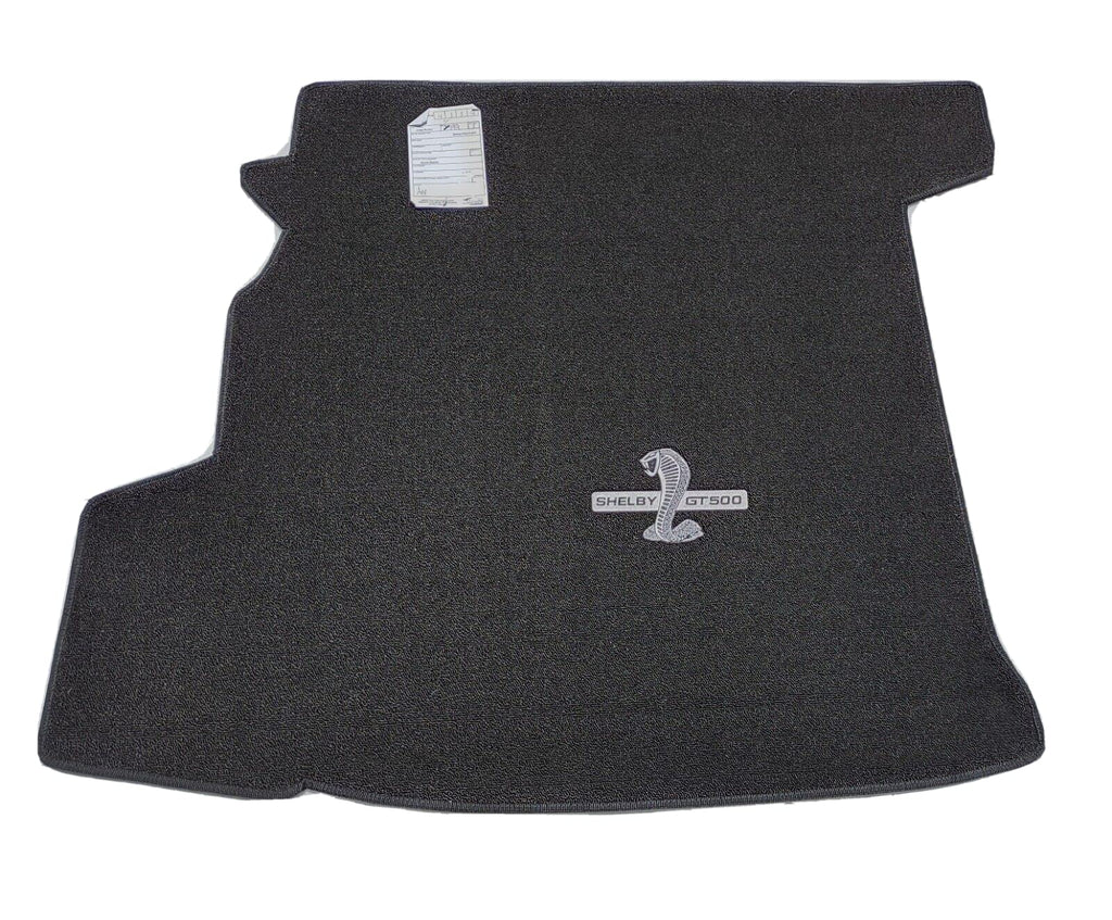 Lloyd Mats Compatible with 2010-2014 Mustang Coupe W/Shaker Speaker - Carpet Trunk Mat - w/Shelby Snake GT500 Logo