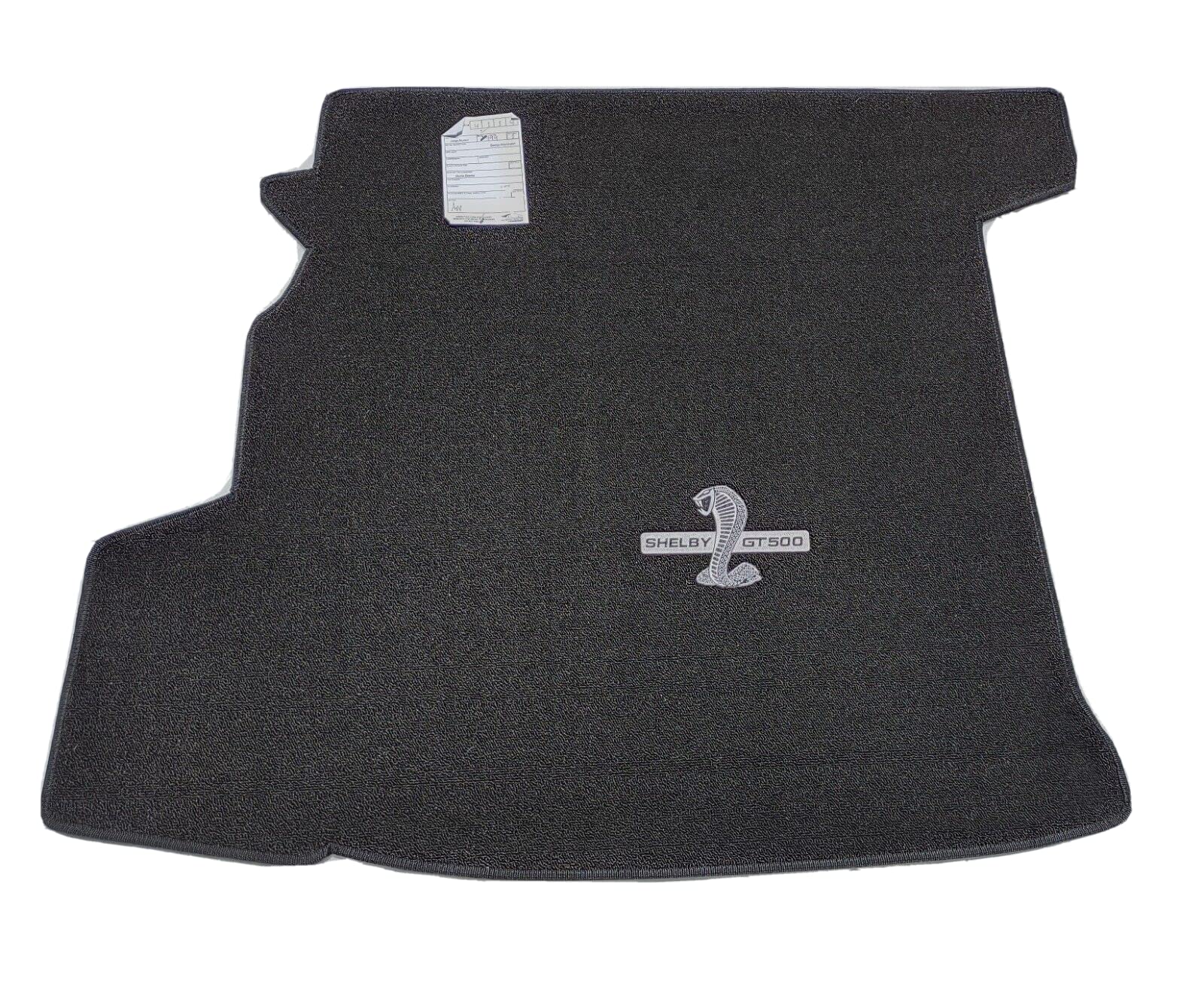 Lloyd Mats Compatible with 2010-2014 Mustang Coupe W/Shaker Speaker - Carpet Trunk Mat - w/Shelby Snake GT500 Logo
