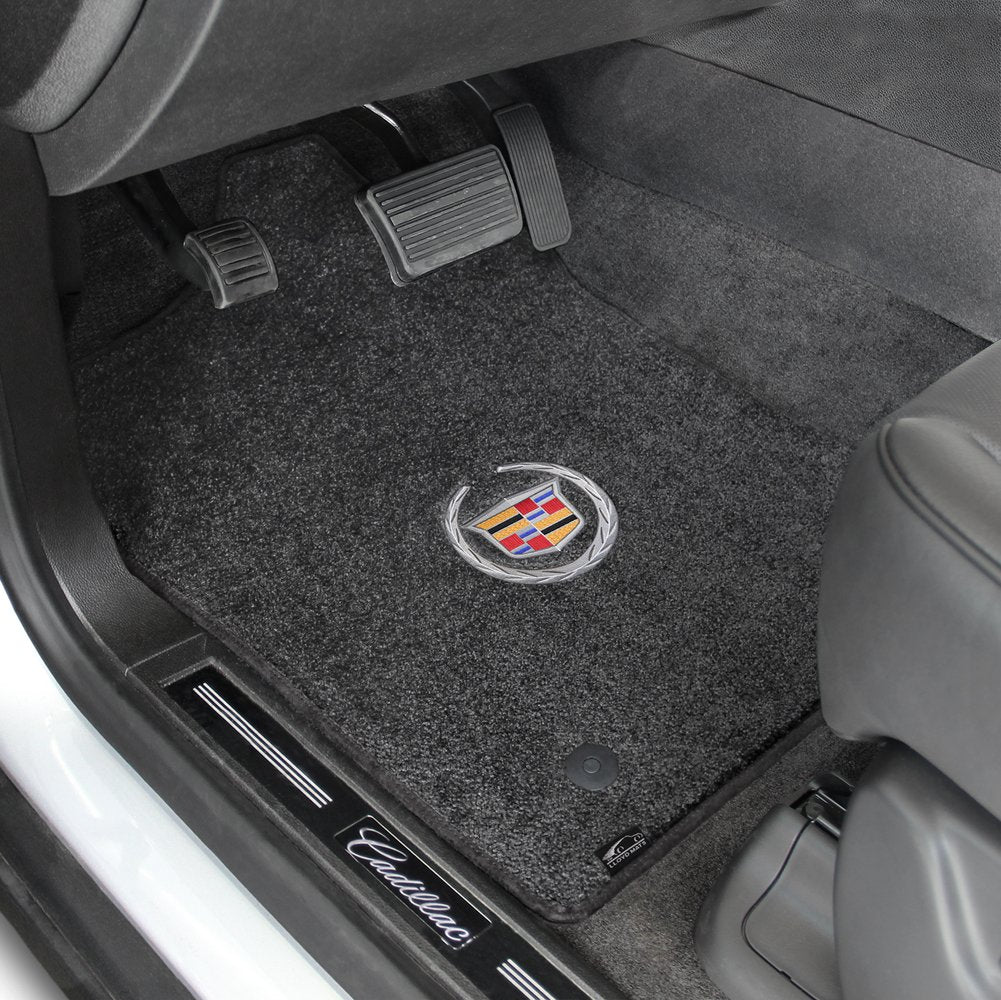 CTS AWD COUPE 2011-2015 4Pc Mats EBONY ULTIMAT CADILLAC LOGO