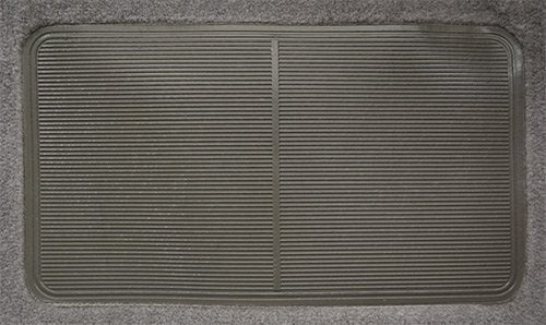 Replacement Auto Carpet Floor Liner - Molded Cutpile - fits 2007-2013 Chevrolet Silverado 1500 Regular Cab Automatic Manual 2wd and 4wd (Gray)