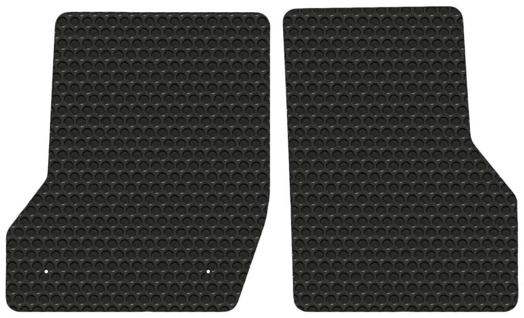 Lloyd Mats Compatible with Freightliner Business Class M2 - Black Rubbertite All-Weather Floor Mats by Lloyd's - 2 Piece Cab Fronts - Fits 2003 -2020