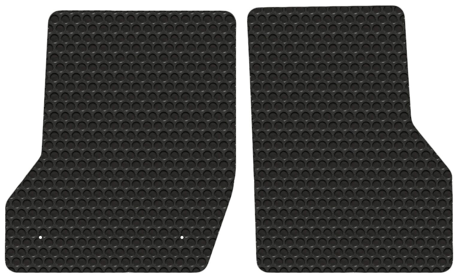 Lloyd Mats Compatible with Freightliner Business Class M2 - Black Rubbertite All-Weather Floor Mats by Lloyd's - 2 Piece Cab Fronts - Fits 2003 -2020