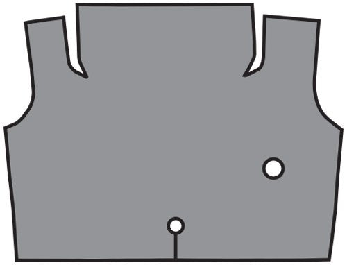 Die Cut Vinyl Complete Trunk Mat fits 1971-1975 Ford Maverick (Mustang Plaid)