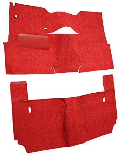 Replacement Auto Carpet Floor Liner - Cut and Sewn Loop - fits 1957-1957 Chevrolet Bel Air 2 Door Hardtop Bench Seat (Gunmetal Gray)