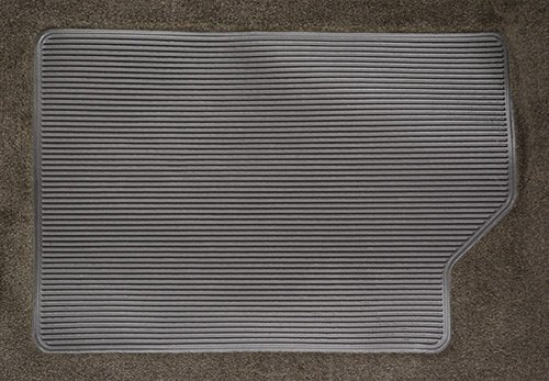 Replacement Auto Carpet Floor Liner - Molded Cutpile - fits 1999-2007 Ford F-250 Super Duty 4 Door Crew Cab Automatic (Dark Slate)