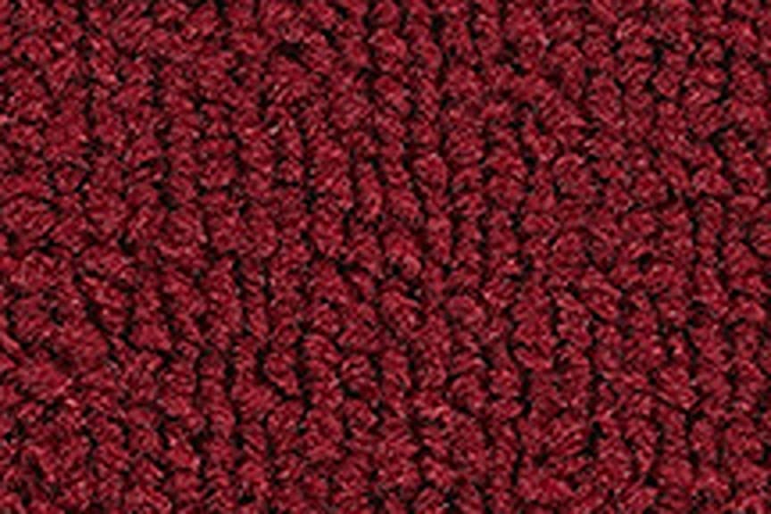 Molded Nylon Replacement Auto Carpet Floor Liner - - fits 1965-1968 Ford Mustang Coupe (Red)