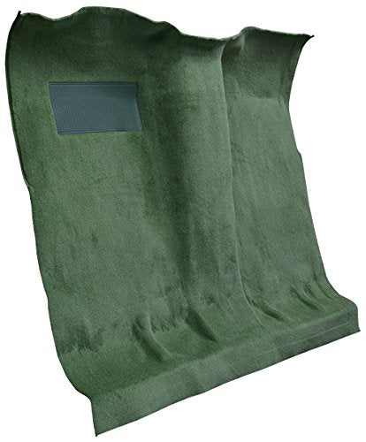 Auto Carpet Floor Liner - Passenger Area - Molded Cutpile - fits 1975-1977 Chevrolet K5 Blazer (Silver)