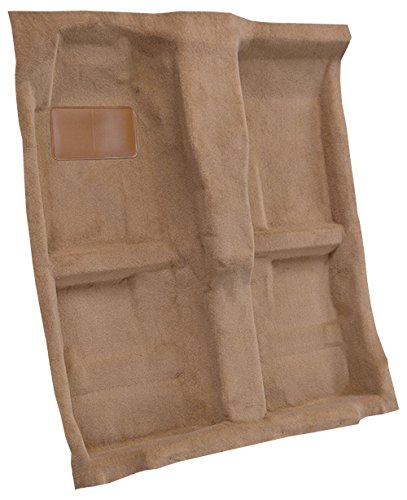 Replacement Auto Carpet Floor Liner - Molded Cutpile - fits 2005-2009 Ford Mustang Coupe Convertible (Ebony)