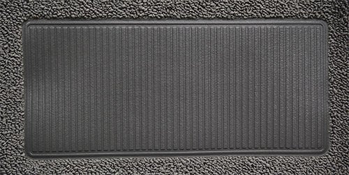 Replacement Auto Carpet Floor Liner - Molded Loop - fits 1967-1972 Chevrolet K10 Pickup Regular Cab 4WD Without Gas Tank in Cab (Black)
