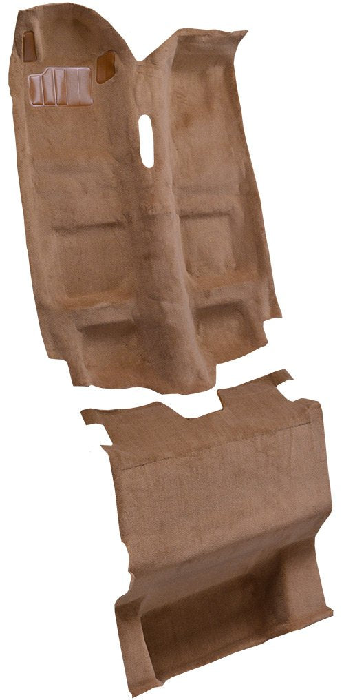 Replacement Auto Carpet Floor Liner - Molded Cutpile - fits 1985-1992 Pontiac Firebird with Console Complete (Black)