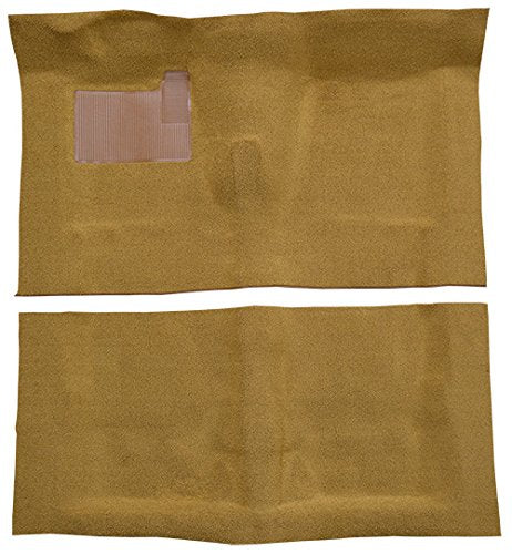 Replacement Auto Carpet Floor Liner - Molded Loop - fits 1968-1972 Chevrolet Chevelle 2 Door 4 Speed Manual with Console (Red)