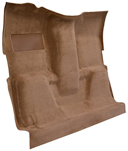 Replacement Auto Carpet Floor Liner - Molded Cutpile - fits 1975-1980 Chevrolet K20 Regular Cab 4WD Automatic 4 Speed (Charcoal)